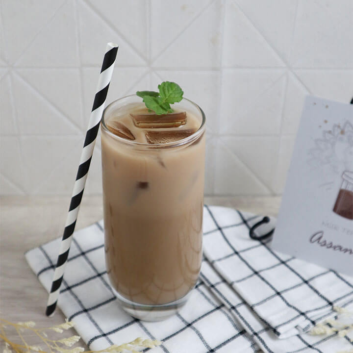 Assam Milk Tea brewed with Allwin Instant Powder